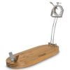 jamonero madera plegable con cabezal giratorio 3 claveles