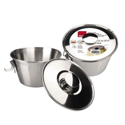 Flanero con Tapa Inox 18 cm