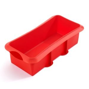 Molde Rectangular Silicona Rojo Lékué